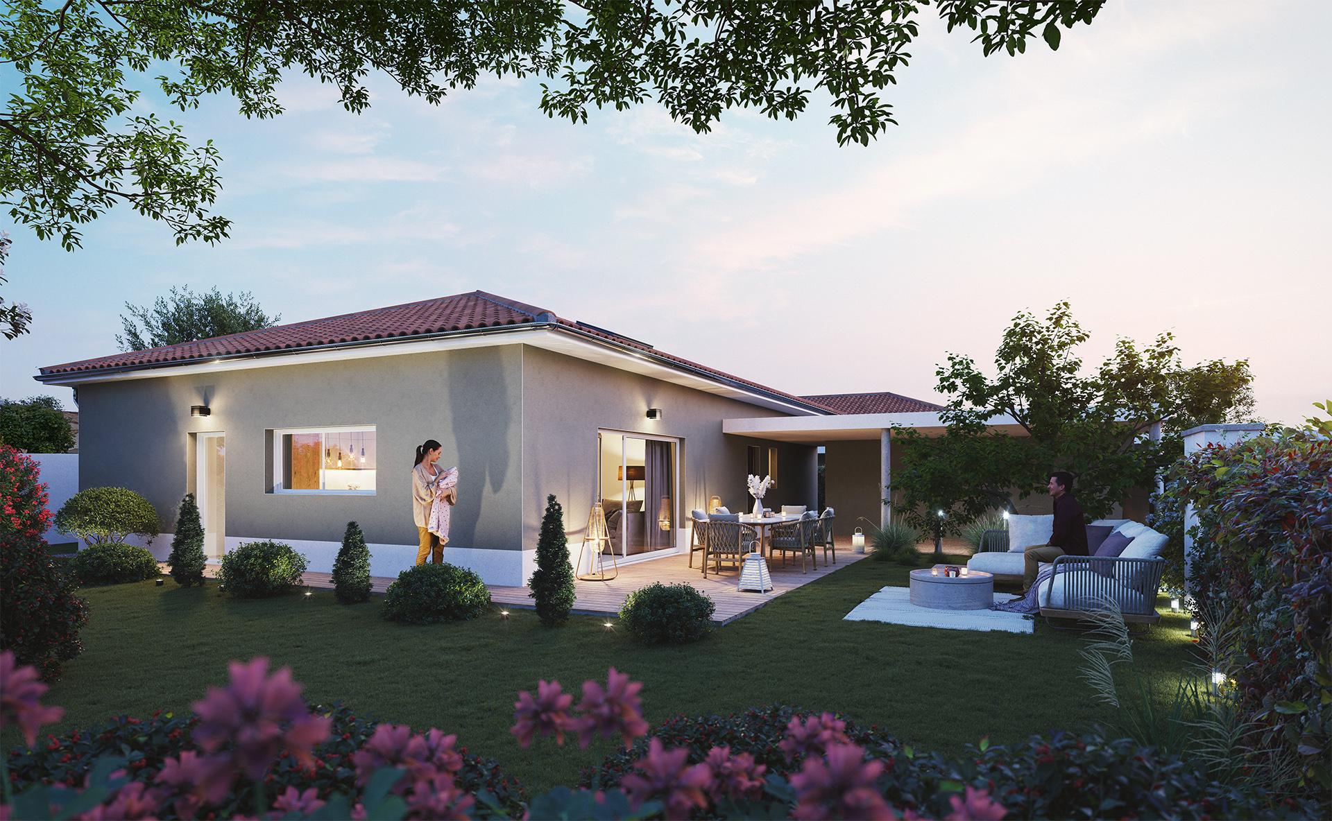 Programme immobilier neuf 31150 Bruguières Villa neuve Bruguières 4831